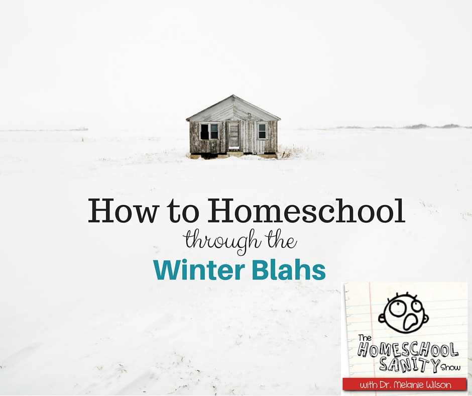 How to Homeschool Through the Winter Blahs: The Homeschool Sanity Show Podcast