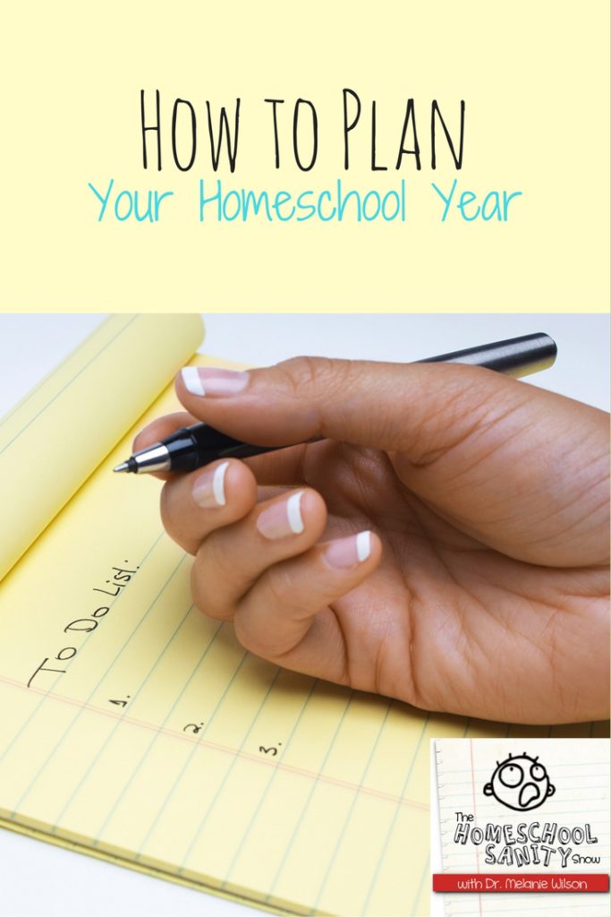 How to Plan Your Homeschool Year podcast