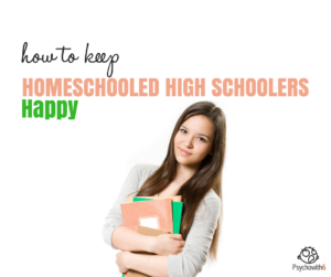 how to keep homeschooled high schoolers happy