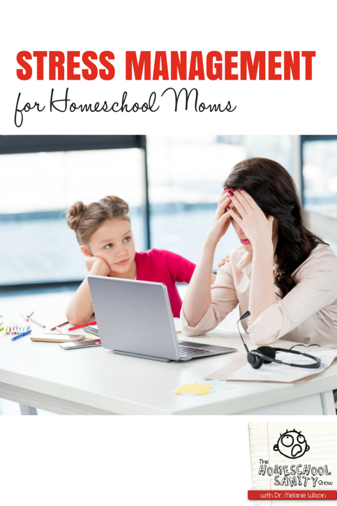 Stress management for homeschool moms #stressmanagement #homeschool